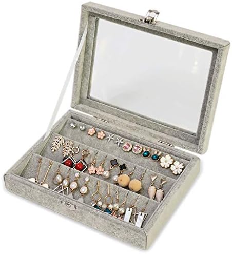 Zylbdnb nakit kutija modna nakita Skladište prašine Jednostavno prozirne nakit naušnice narukvica Ogrlica za skladištenje kutije za odlaganje kutije za pohranu