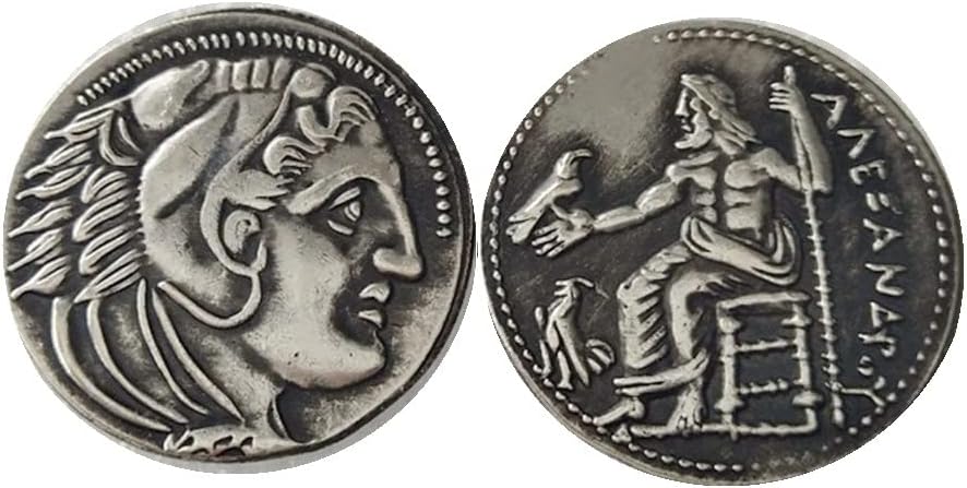 Srebrni dolar Ancient Grčki novčić Strani kopija Srebrna prigodna kovanica G03S