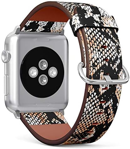 S-Type IWATCH kožni remen za ispis narukvice za Apple Watch 4/3/2/1 Sport Series - Uzorak zmijske kože