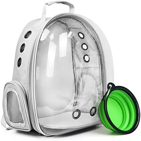 Zoofen Cat ruksak Transparent pet ruksak Carrier 13.4 & #34;x9. 8& # 34;x16. 5 avionske odobren pet carrier Bag prijenosni ventilirani Carry ruksak za mačke & amp ;mali pas