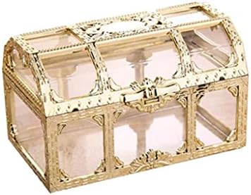 Walnuta božićna plastična kovčeg prozirna kutija za skladištenje Vintage Candy Box Organizator nakita nakit nakit nakit TRINKET kutija za vjenčanje Skladište
