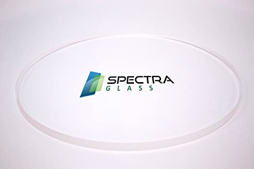 Spectra Glass 36 prečnik 1/4 Debeli pleksiglas akrilni Lucite PET jasan prozirni okrugli krug sa zaštitnim maskiranjem filma. Tabela Topper, torta Top, podmetač, boja, Umjetnost, zanati, DIY. Proizvedeno u SAD-u