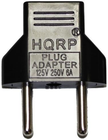 HQRP 15ft AC kabl za napajanje kompatibilan sa Epson Workforce 325 435 520 525 545 sve u jednom kabl za štampač + Hqrp Euro Plug Adapter