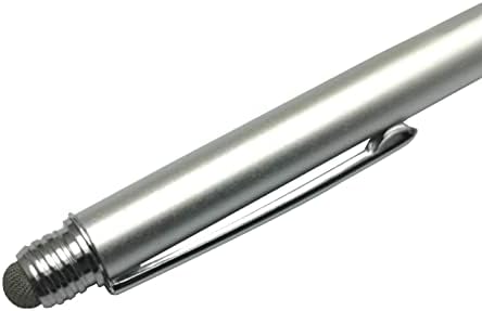 Boxwave Stylus olovkom Kompatibilan sa Motorolom Moto E6i - Dualtip Capacitiv Stylus, Fiber TIP Disk Tip kapacitivni olovka za Moto Moto E6i - Metalno srebro