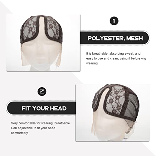 Doitool Hair Styling Accessories ravne perike Supple Wig care šešir prozračna mrežasta elastična perika