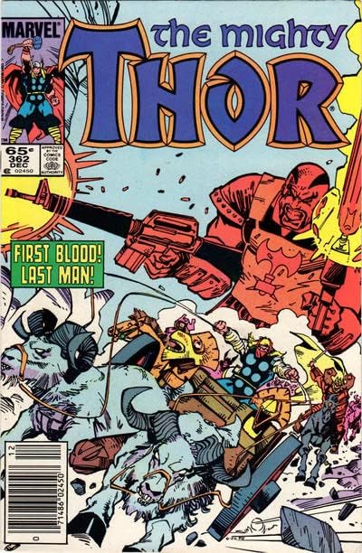 Thor 362 VF ; Marvel comic book / Walter Simonson