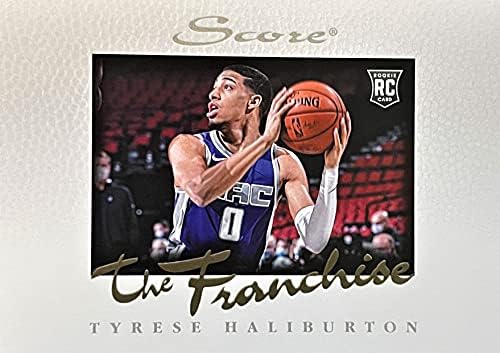 2020-21 Panini Rezultat - Franšiza - Tyrese Haliburton Basketball Rookie kartica - Limited Edition sa samo 2269 napravljenim - Sacramento Kings