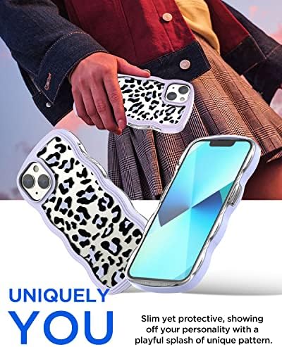 Aicase Leopard / Cheetah Print Slatka Girly Women Girl WAV telefon futrola za iPhone