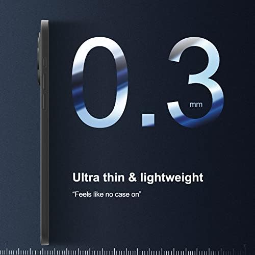 Memumi [nadograđena futrola za iPhone 14 Pro ultra tanak, 0,3 mm mat finiši lagani stražnji poklopac za