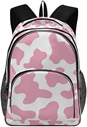 Orezi modni ruksak za žensku djevojku, ružičastu kravu print camoflage školske torbe ruksak knjigovodbe