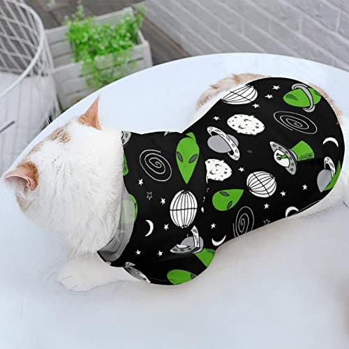 Vanjski prostor vanzemaljski mačka jednodijelna košulja trendy pasa kostim sa poklopcem za kućne ljubimce