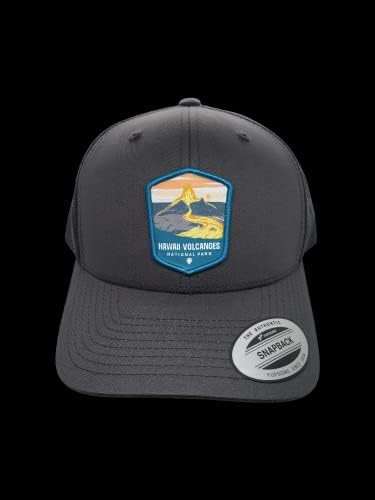 Havaii kamiondžija šešir - mreža Snapback Baseball Cap W / Nacionalni park zakrpa