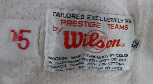 1995 San Francisco 49ers Steve Wallace 74 Igra Izdana bijeli dres 52 DP32944 - Neincign NFL igra rabljeni