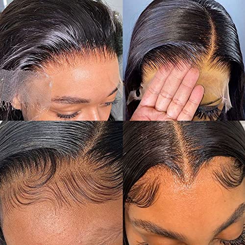 200 gustina 13x6 Body Wave čipkaste prednje perike ljudska kosa za crne žene HD prozirna čipka prednja perika