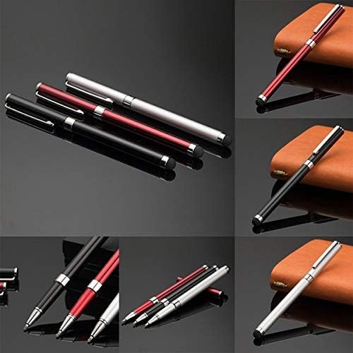 Radovi Pro stylus + olovka za Tecno Camon 18 Premier s prilagođenim višim osjetljivim dodirom i crnom tintom! [3 pakovanje - srebrno crveno crno]