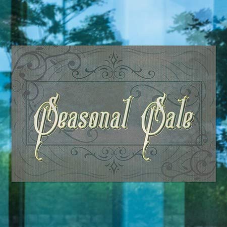 CGsignLab | Sezonska prodaja -Victorian Frame prozor Cling | 36 x24