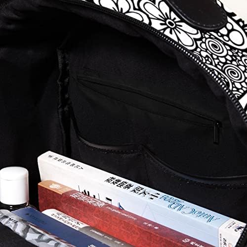 VBFOFBV putni ruksak, backpack laptop za žene muškarci, modni ruksak, moderna apstraktna umjetnost cvijeće