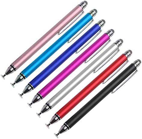 Boxwave Stylus olovka Kompatibilan je s Blu V81 - Dualtip Capacitiv Stylus, Fiber TIP diskovi tip Kapacitivni olovka za Blu V81 - Metalno srebro