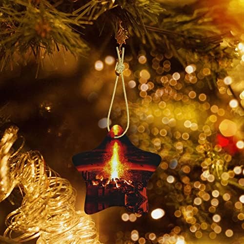Vulkan 2022 božićni keramički privjesak za ukrašavanje božićnog drvca