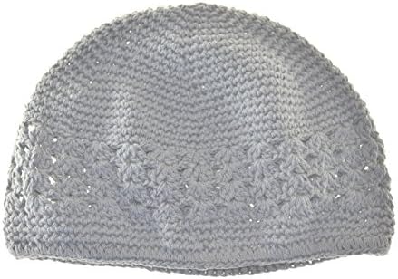 MM Kufi šešir Crochet Cap Beanie Siva siva