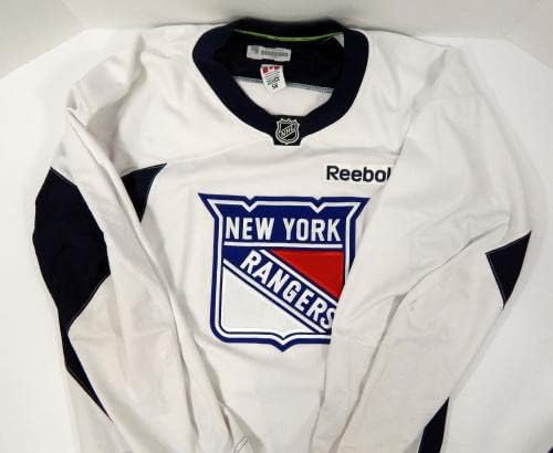 New York Rangers Igra Polovna Bijela praksa Jersey Reebok NHL 58 DP29914 - Igra Polovni NHL dresovi