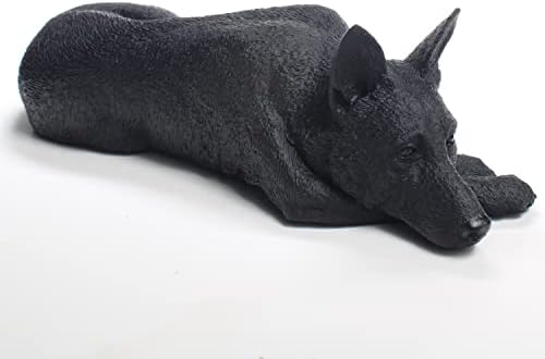 Koncepti razgovora Krivac njemačka ovčarka crna figurica mog psa