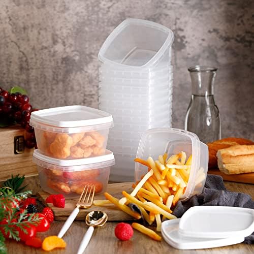 Amyhill 24 pakovanje 17 Oz kontejneri za skladištenje hrane sa poklopcima višekratna upotreba plastični
