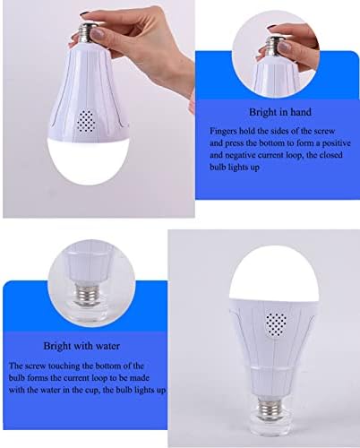 LED sijalica za hitne slučajeve 15w dnevna Bijela punjiva sijalica sa kukom LED inteligentna sijalica za