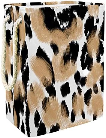 Deyya Leopard teksturne korpe za veš u pozadini visoke čvrste sklopive za odraslu decu Tinejdžeri dečaci Devojčice u spavaćim sobama kupatilo 19, 3x11, 8x15, 9 in/49x30x40, 5 cm