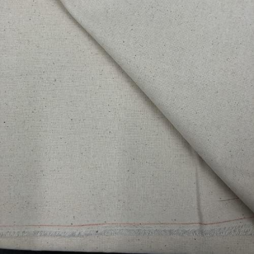 HOTGODEN srednja težina pamuk Muslin tkanina: 63 inča x 2,5,10 metara Nebijeljeni Muslin lanena tkanina