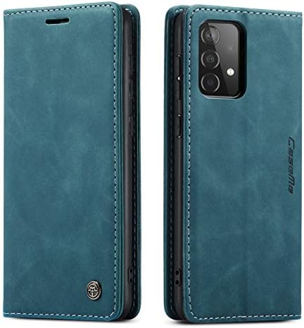 Kowauri Flip Case za Samsung Galaxy A52 4G/5G, kožna torbica za novčanik klasični dizajn sa utorom za kartice