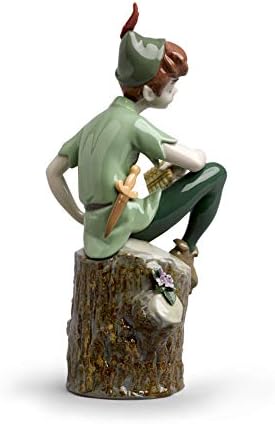 LIDRÓ Peter Pan figura. Porculan Peter Pan figura.