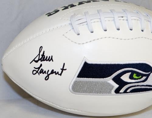Steve arigent autografirao seattle Seahawks Logo fudbal sa HOF i JSA W AUGH - AUTOGREMENT