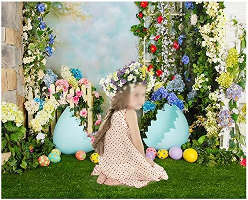 Proljeće Uskrs Pozadine za fotografiju zec šarena jaja cvijet drvena zidna trava pozadina Baby tuš fotografija
