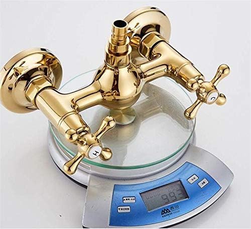 Faucet perilice rublja Čvrsta mesinga Dual ručka vruća i hladna kupaonica basena slavina na otvorenom mikser