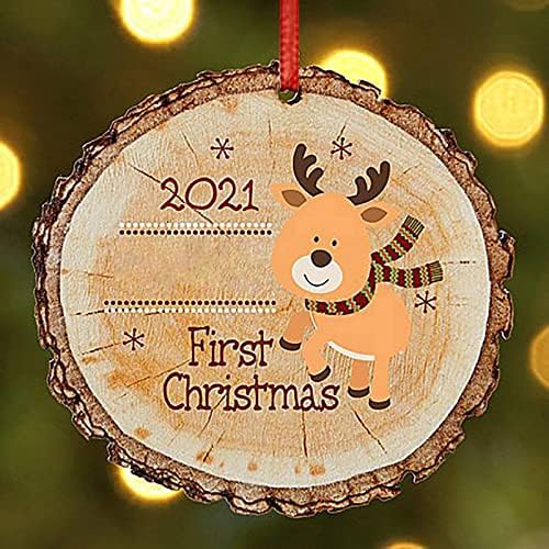 Snimljeno božićno drvce akrilni privjesak 2021 Božićno ukrašavanje božićnih kuglica na odabir