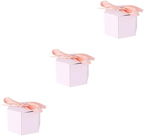 Abaodam 3 kom su šesterokutni kutija ELEGANTNI CANDY CONTERER Romantični poklon kutija za valentinovo