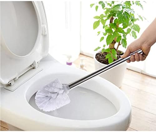 Cabilock 2pcs dugačak sa kupatilom za četkicu za čišćenje četkica za čišćenje četkica za čišćenje WC-a za čišćenje od nehrđajućeg domaćina čelična sredstva za čišćenje čelika White Bristle