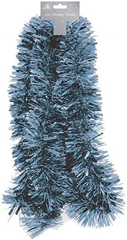 Kompanija za kućnu fuziju Tradicionalni Xmas Tree Tinsel Mornarsko plava 2 metra Garland viseći zidni ukras