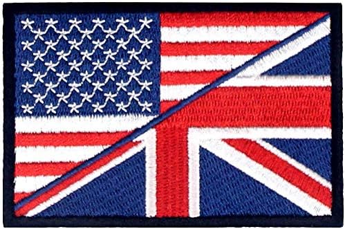 USA American Union Union Jack zastava za patch vezeni moral Applique Gvožđe na šini grb