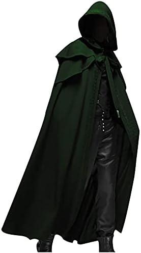 Muški retro gotički kaputi crne jakne vodootporni kaput za automobile Halloween casual party solid dugi ogrtač s pozornice