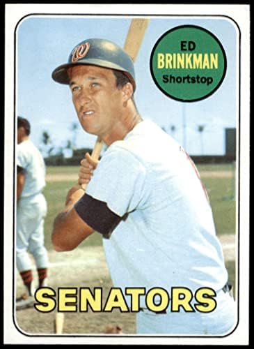 1969 TOPPS # 153 ED Brindman Washington Senators NM senatori