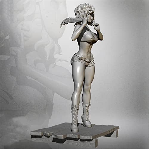 Goodmoel 1/24 drevni ubica ženski ratnik smola vojnik Model Nesastavljen i neobojen minijaturni smola model