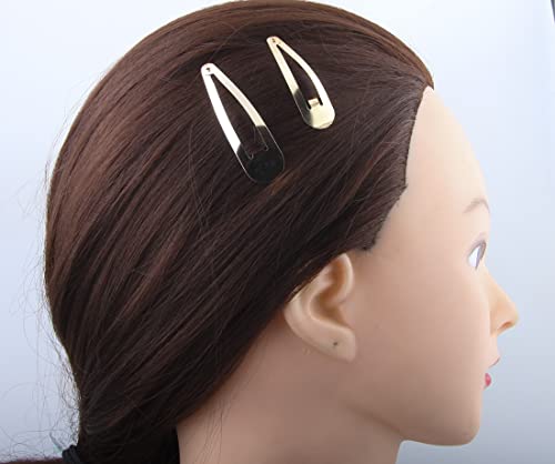 Mahavimoksa 1 kutija ovalna / suza / pravokutnik miješano 3 obliku barrettes žene metalne kopče za kosu
