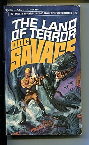 DOC SAVAGE-THE LAND OF TERROR - 8-ROBESON-VG-COVER DOUG ROSA VG