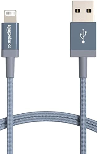 Basics najlon USB-a do munje kabela, MFI certificirani punjač za Apple iPhone 14 13 12 11 x XS PRO, pro