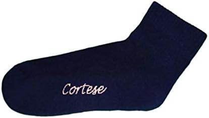 Muške Čarape Za Atletski Komfor Cortese Dizajnira Četvrt Mornarice