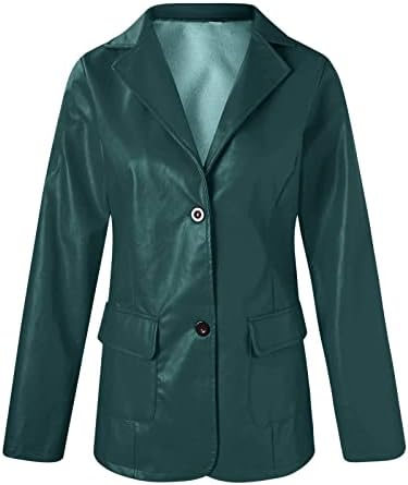 Ženski jeseni ležerni bluže dugih rukava rever otvorenog prednjeg radnog odijela Office Blazer jakne ženske