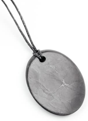 KarelianMasters ShungItna ogrlica privjesak za kamen - Autentični nakit kristal za čakra i energetsku ravnotežu