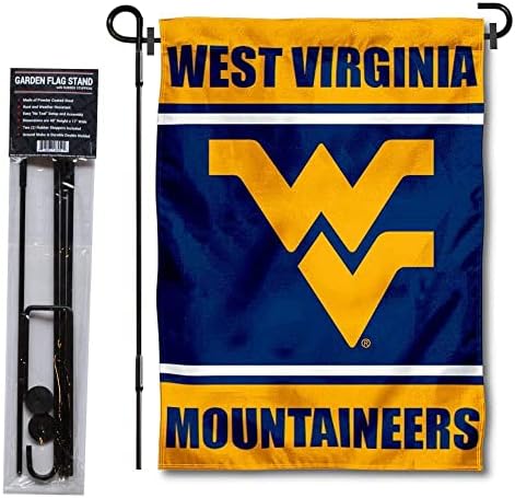 WVU planinari Zastava za zastavu i držač za stalak za zastavu